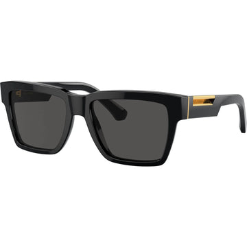 SOLID GRAY LENSES WITH BLACK FRAME
