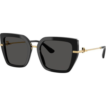 SOLID GRAY LENSES WITH BLACK GOLD FRAME