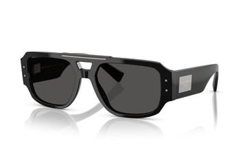 SOLID GRAY LENSES WITH BLACK FRAME