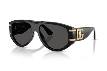 SOLID GRAY LENSES WITH BLACK FRAME