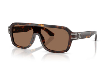 SOLID BROWN LENSES WITH HAVANA FRAME
