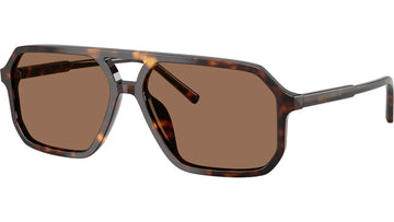 SOLID BROWN LENSES WITH HAVANA FRAME