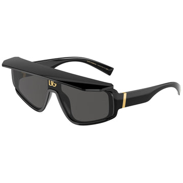 SOLID GRAY LENSES WITH BLACK FRAME