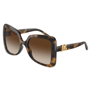 BROWN GRADIENT LENSES WITH HAVANA FRAME