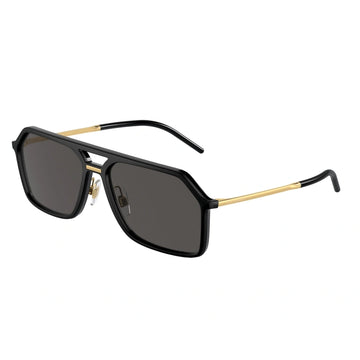 SOLID GARY LENSES WITH MATTE BLACK FRAME