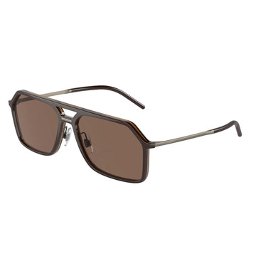 SOLID BROWN LENSES WITH BROWN FRAME