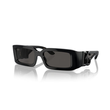 SOLID GARY LENSES WITH BLACK FRAME
