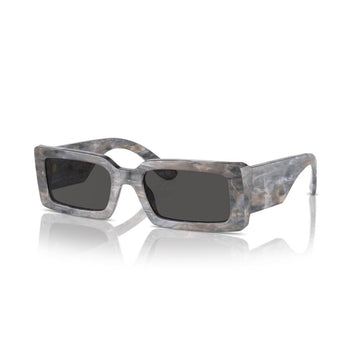 SOLID GRAY LENSES WITH GRAY MARBAL FRAME