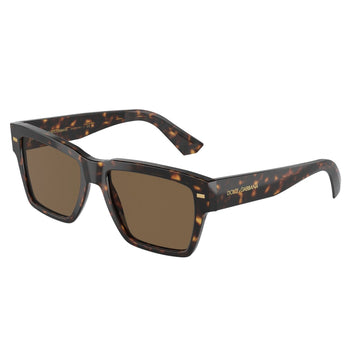 SOLID BROWN LENSES WITH HAVANA FRAME