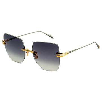 GRAY GRADIENT LENSES WITH GOLD GUNMETAL FRAME