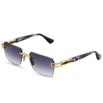 GRAY GRADIENT LENSES WITH GOLD FRAME