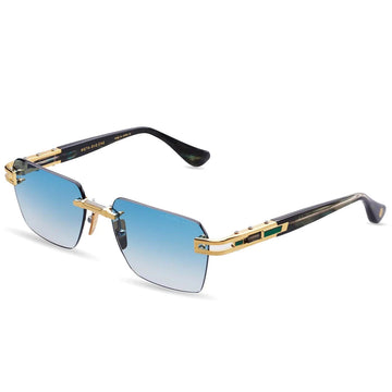 GREEN GRADIENT LENSES WITH GOLD FRAME