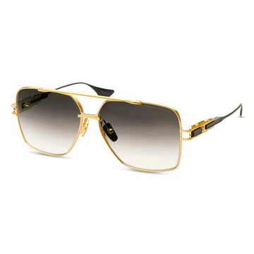 GRAY GRADIENT LENSES WITH YELLOW GOLD FRAME