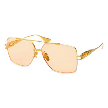 YELLOW LENSES WITH MATTE WHITE YELLOW GOLD FRAME