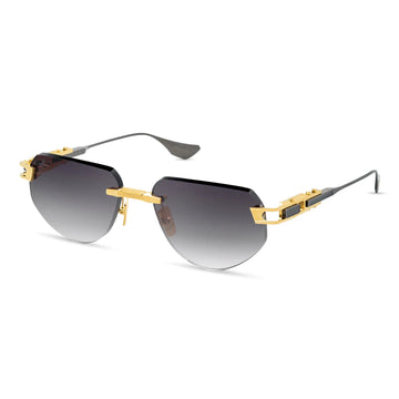 GRAY GRADIENT LENSES WITH YELLOW FRAME