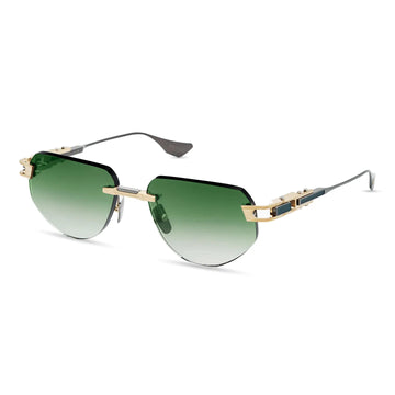 GREEN GRADIENT LENSES WITH ROSE GOLD FRAME