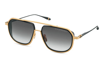 GRAY GRADIENT LENSES WITH YELLOW GOLD FRAME