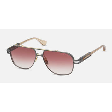 BURGUNDY GRADIENT LENSES WITH BLACK |RON YELLOW GOLD FRAME