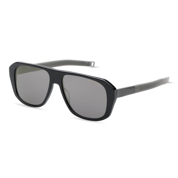 SOLID GRAY POLARIZED LENSES WITH BLACK FRAME