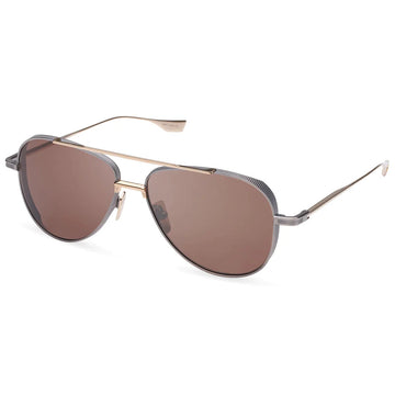 SOLID BROWN WITH ANTIQUE SILVER WHITE GOLD FRAME