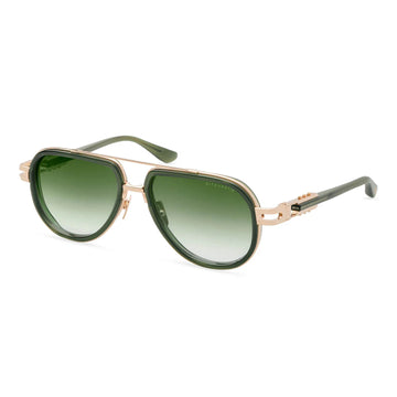 GREEN GRADIENT LENSES WITH ROSE GOLD FRAME