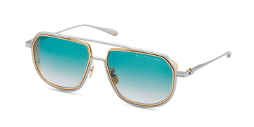 GREEN GRADIENT LENSESE WITH GOLD SLIVER FRAME