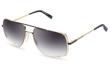 GRAY GRADIENT LENSES WITH YELLOW GOLD FRAME
