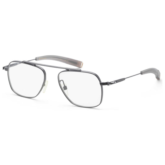 DITA DLX105 Square Eyeglasses in Antique Silver, front view