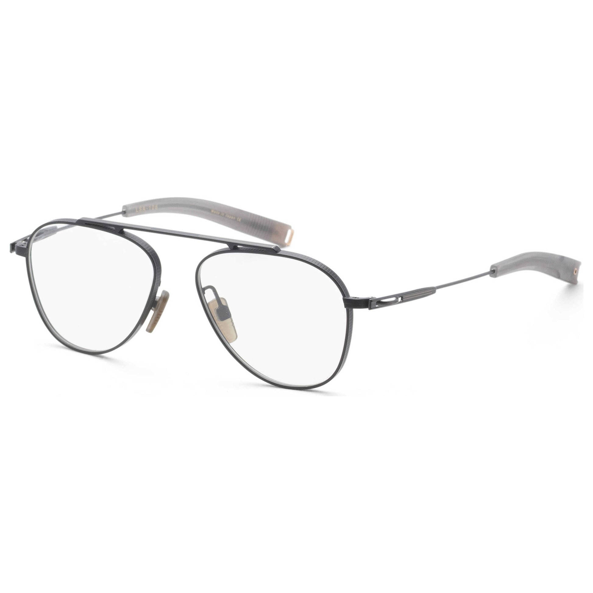 DITA DLX106 Aviator Eyeglasses in Matte Black, front view