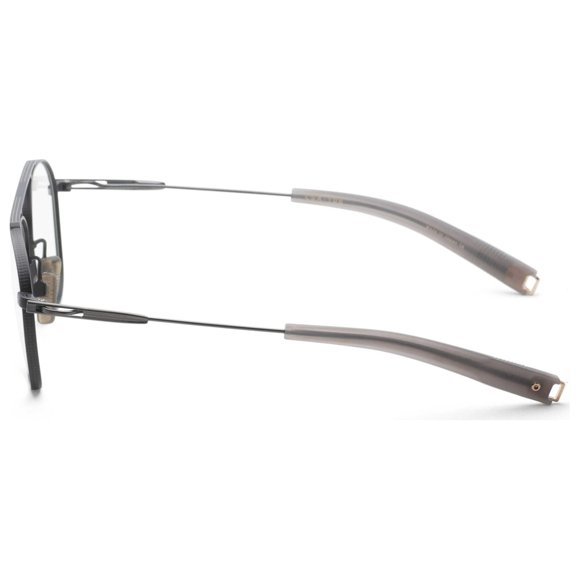 DITA DLX106 Aviator Eyeglasses in Matte Black, side view