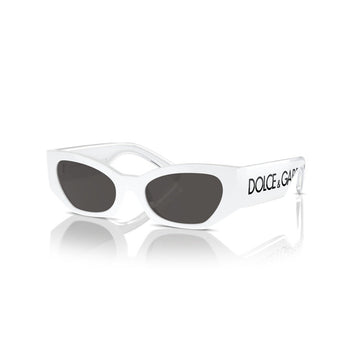 SOLID GRAY LENSES WITH WHITE FRAME