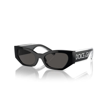 SOLID GRAY LENSES WITH BLACK FRAME