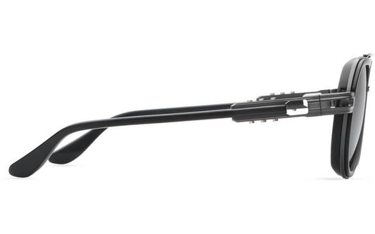 DITA DITAVASTIK Aviator Sunglasses in Grey Black Iron, side view