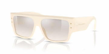 GRADIENT LIGHT YELLOW SILVER MIRROR / IVORY WHITE