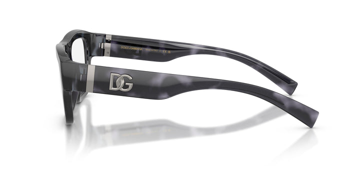 Dolce & Gabbana DG5114 Rectangle Eyeglasses in Havana, side view