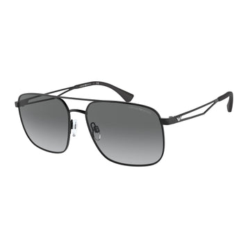 GRAY GRADIENT LENSES WITH MATTE BLACK FRAME