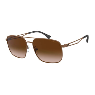 BROWN GRADIENT LENSES WITH MATTE BROWN FRAME
