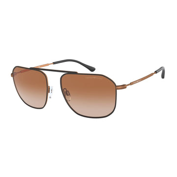 BROWN GRADIENT LENSES WITH MATTE BROWN FRAME