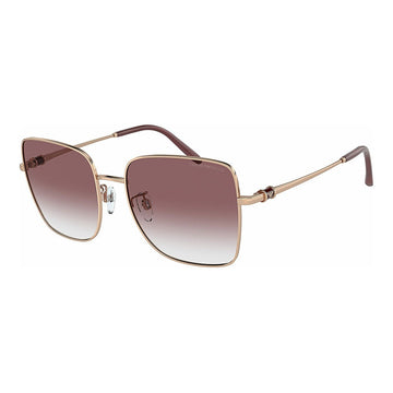 VIOLET GRADIENT LENSES WITH SHINY ROSE GOLD FRAME