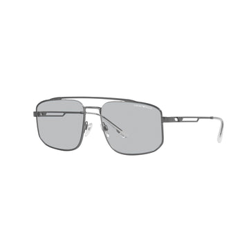 LIGHT GRAY LENSES WITH MATTE GUNMETAL FRAME