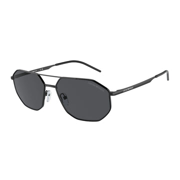 SOLID GRAY LENSES WITH MATTE BLACK FRAME