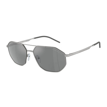 GRAY SLIVER MIRROR LENSES WITH MATTE SLIVER FRAME