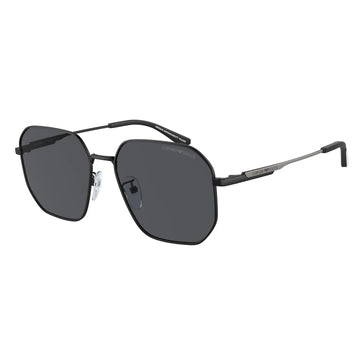 SOLID GRAY LENSES WITH MATTE BLACK FRAME