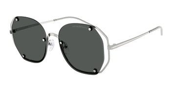 SOLID GRAY LENSES WITH SLIVER FRAME