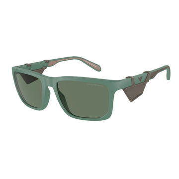 SOLID GREEN LENSES WITH MATTE ALPINE GREEN FRAME