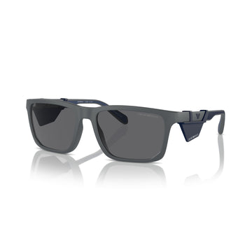 SOLID GRAY POLARIZED LENSES WITH MATTE DARK GRAY FRAME