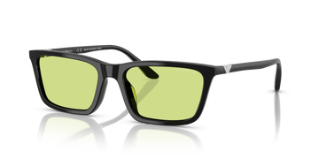 LIGHT GREEN LENSES WITH BLACK FRAME