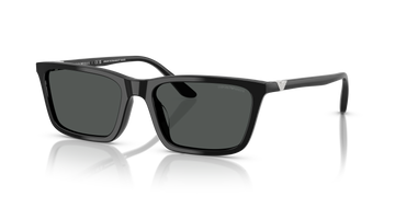 SOLID GRAY LENSES WITH BLACK FRAME