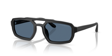 LIGHT BLUE LENSES WITH MATTE BLACK FRAME