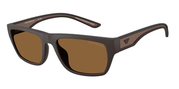 SOLID BROWN LENSES WITH MATTE BROWN FRAME
